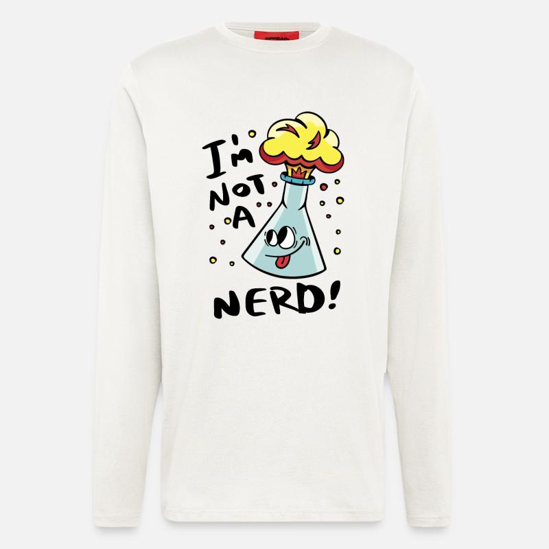 I'm not a nerd - Longsleeve - made by SPREAD - OFF WHITE