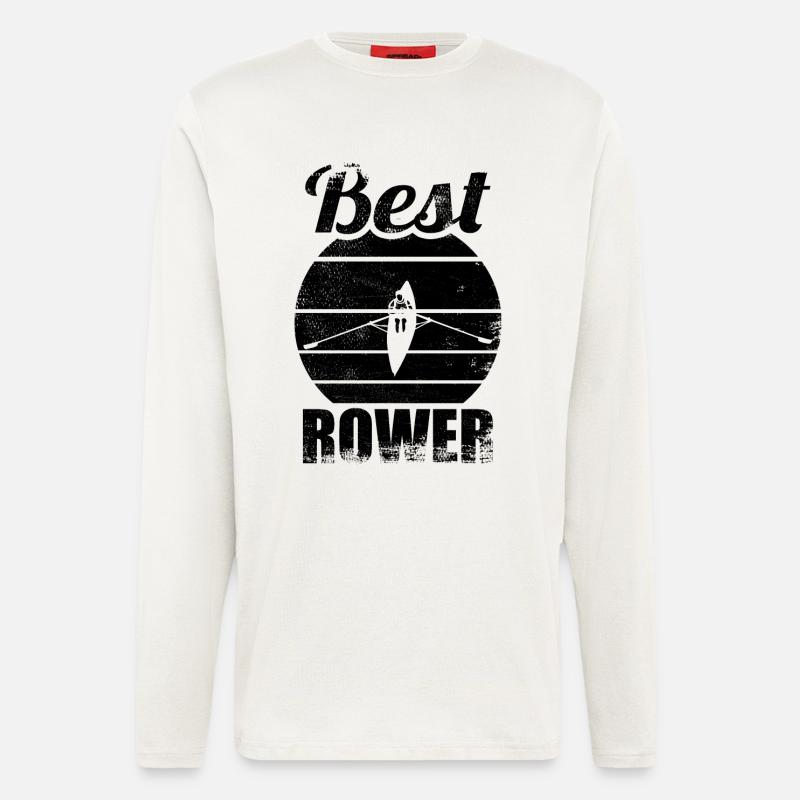 Bester Ruderer - Langarmshirt - made by SPREAD  - OFF WHITE