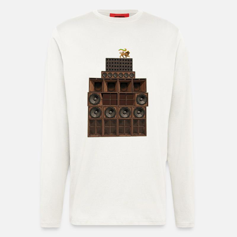 Reggae Soundsystem - Langarmshirt - made by SPREAD  - OFF WHITE