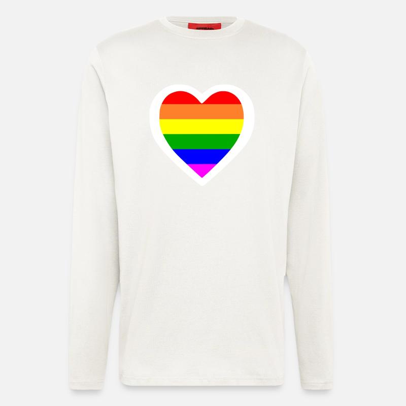 Lgbtq - Langarmshirt - made by SPREAD  - OFF WHITE