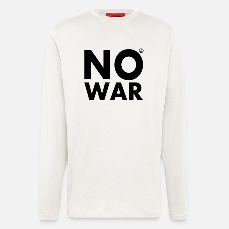No war - Langarmshirt - made by SPREAD  - OFF WHITE