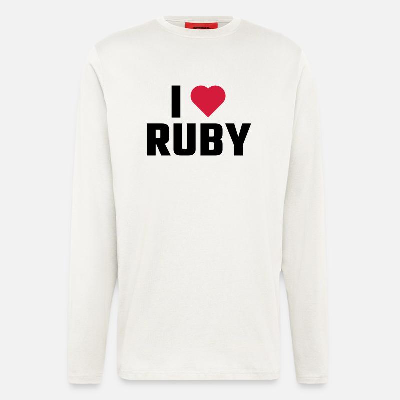 J'adore RUBY - Manches longues bio décontracté fabriqué en UE - OFF WHITE