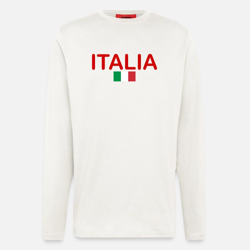 Italia - Langarmshirt - made by SPREAD  - OFF WHITE