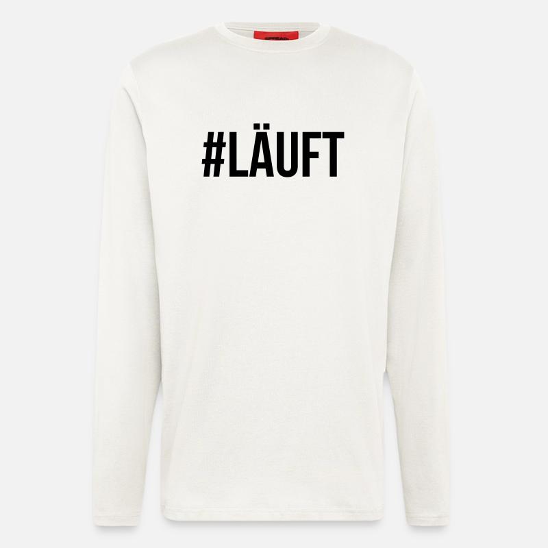 #LÄUFT - Langarmshirt - made by SPREAD  - OFF WHITE