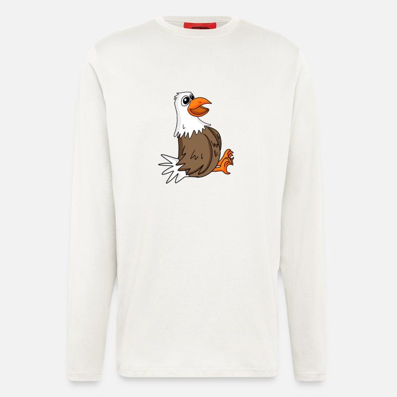 Niedliche Möwe - Langarmshirt - made by SPREAD  - OFF WHITE