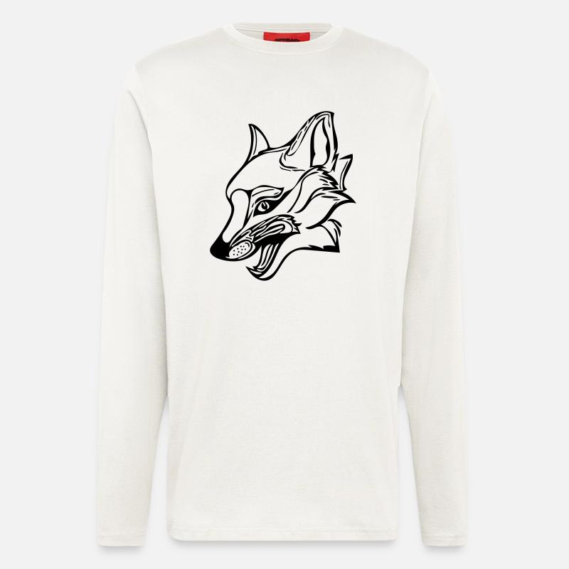 Fox - Longsleeve - made by SPREAD  - OFF WHITE
