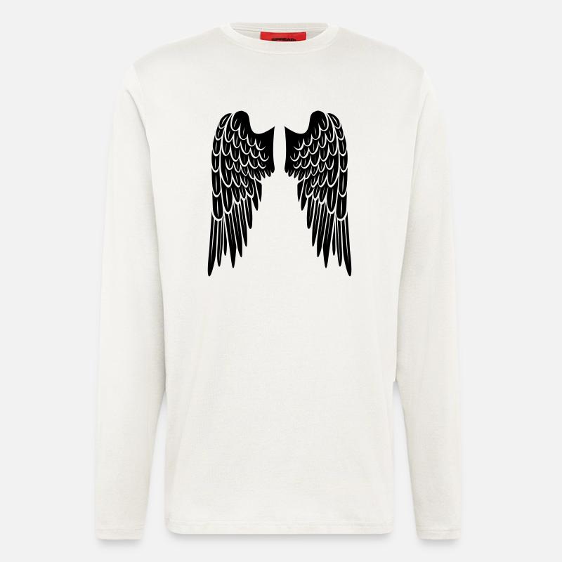 wings - Langarmshirt - made by SPREAD - OFF WHITE