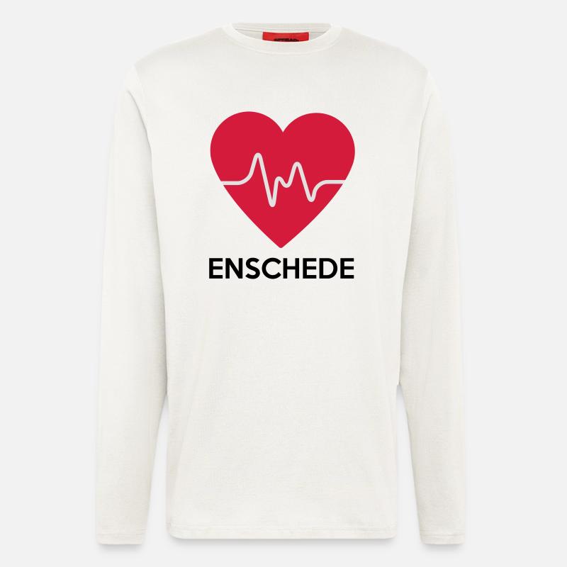 Herz Enschede - Langarmshirt - made by SPREAD  - OFF WHITE