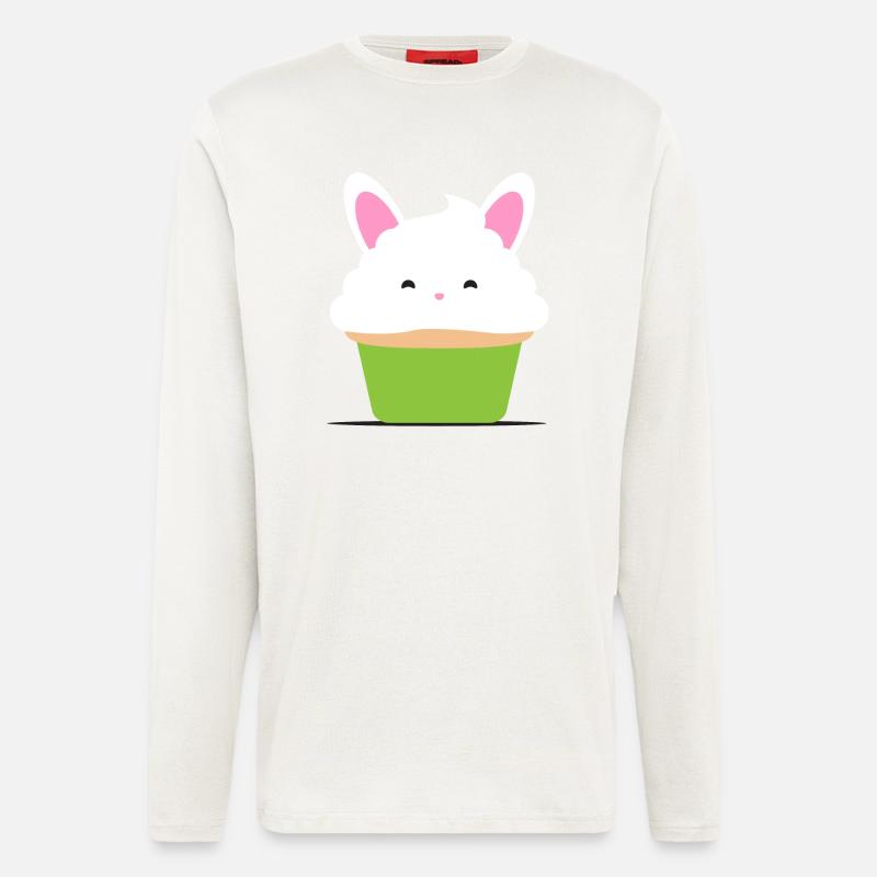 Cupcake, Muffin, Geschenkidee - Langarmshirt - made by SPREAD  - OFF WHITE
