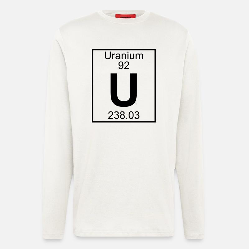 Uranium (U) (element 92) - Longsleeve - made by SPREAD  - OFF WHITE