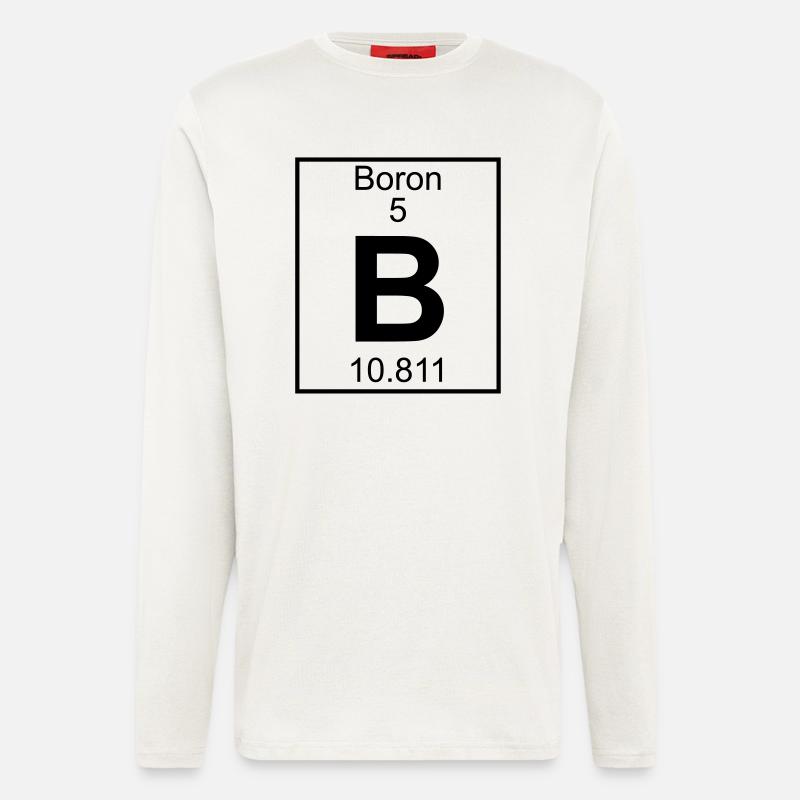 Boron (B) (element 5) - Longsleeve - made by SPREAD  - OFF WHITE