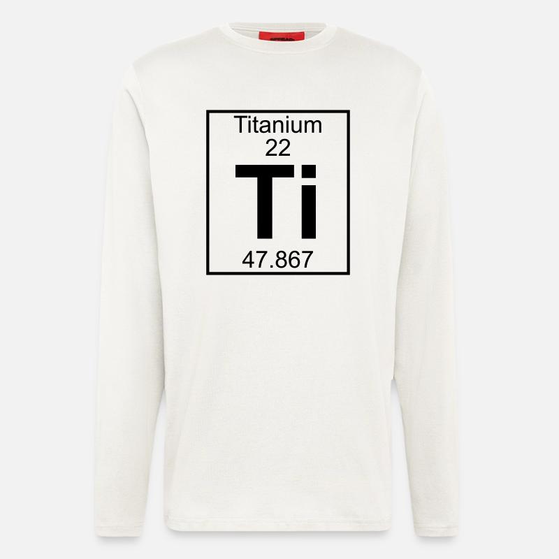Titanium (Ti) (element 22) - Longsleeve - made by SPREAD  - OFF WHITE