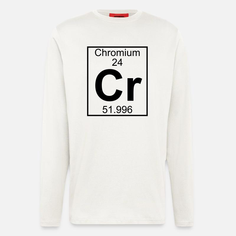 Chromium (Cr) (element 24) - Longsleeve - made by SPREAD  - OFF WHITE