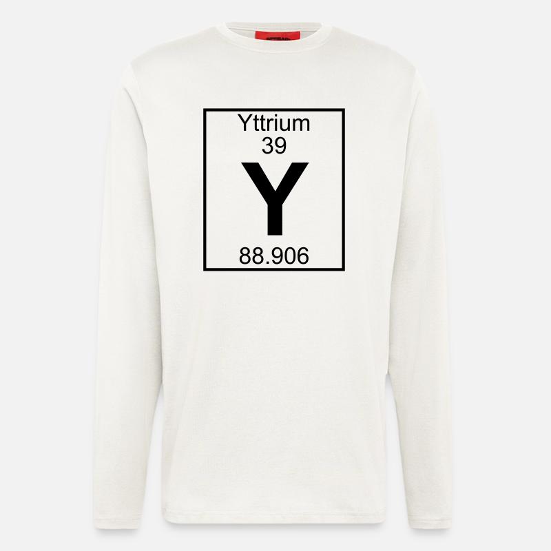 Yttrium (Y) (element 39) - Longsleeve - made by SPREAD  - OFF WHITE