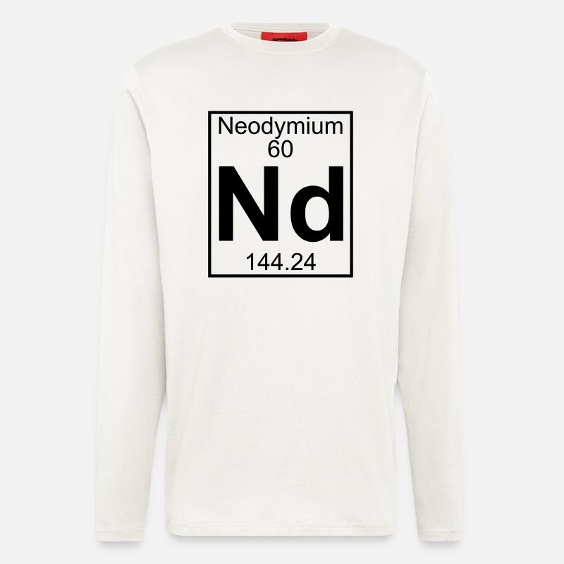 Neodymium (Nd) (element 60) - Longsleeve - made by SPREAD  - OFF WHITE