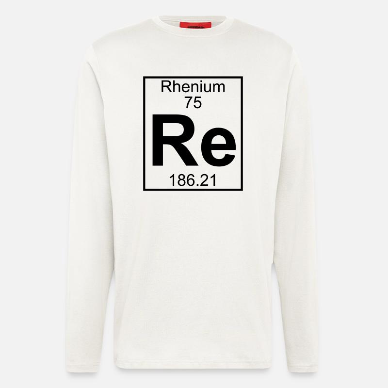 Rhenium (Re) (element 75) - Longsleeve - made by SPREAD  - OFF WHITE