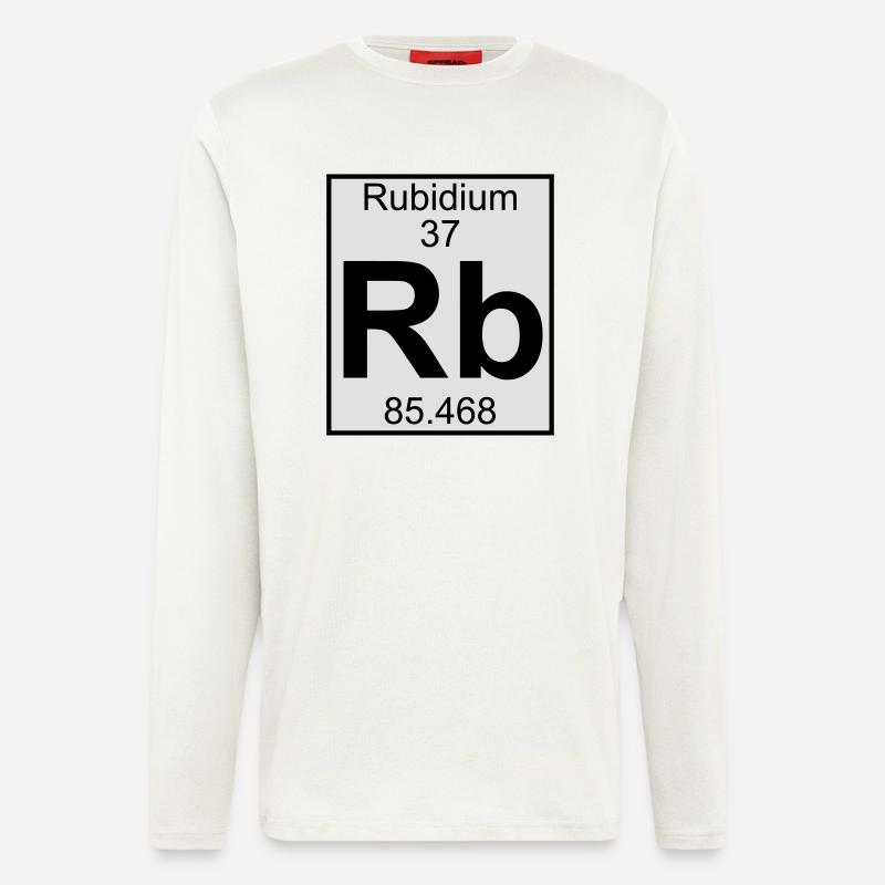 Rubidium (Rb) (element 37) - Longsleeve - made by SPREAD  - OFF WHITE