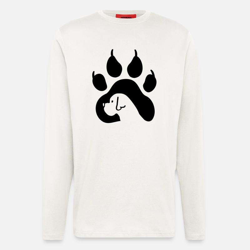 hunde - Langarmshirt - made by SPREAD  - OFF WHITE