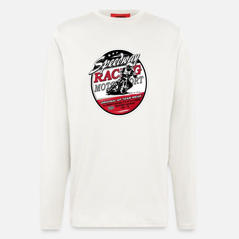 Speedway Racing_AAA - Langarmshirt - made by SPREAD  - OFF WHITE