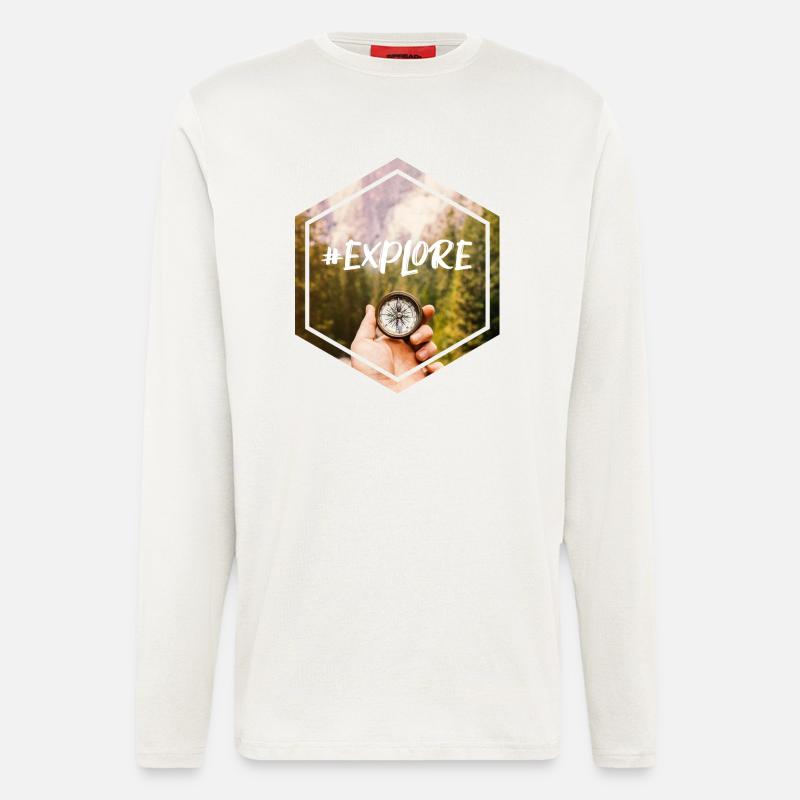 #explore - Longsleeve - made by SPREAD  - OFF WHITE