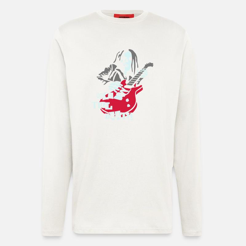 dead_guitar_player_2 - Longsleeve - made by SPREAD  - OFF WHITE