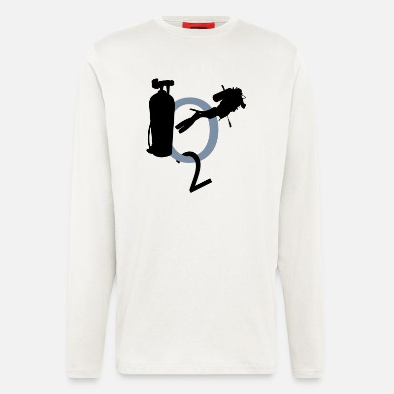Diving - Langarmshirt - made by SPREAD  - OFF WHITE