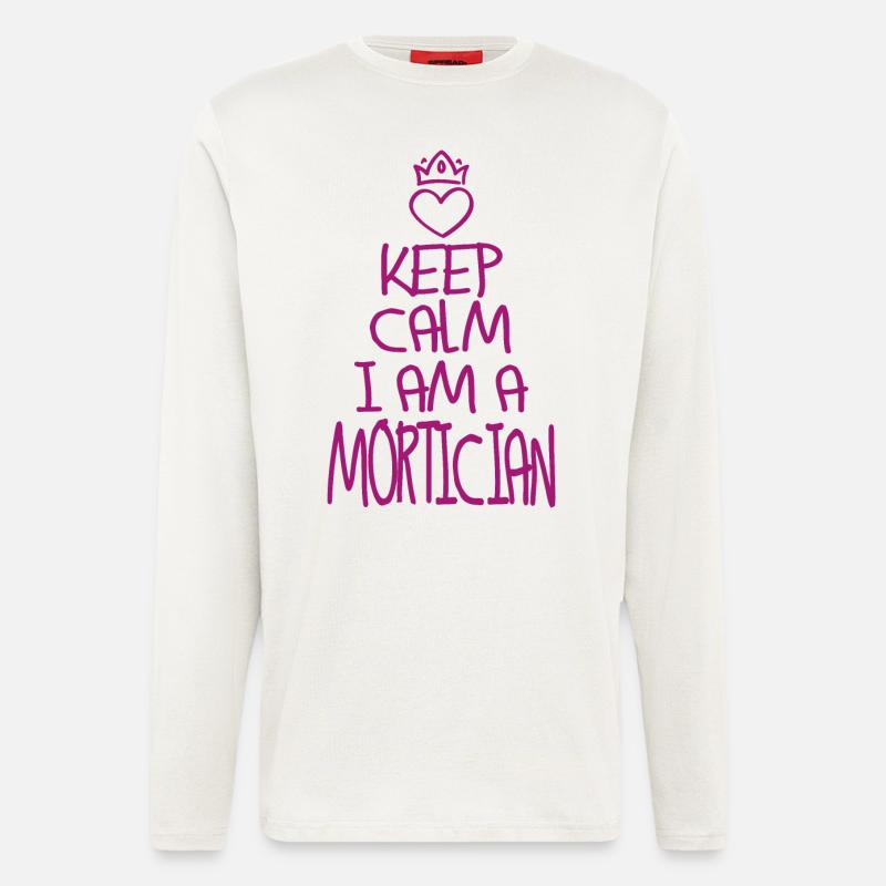 Keep Calm Undertaker - Longsleeve - made by SPREAD  - OFF WHITE