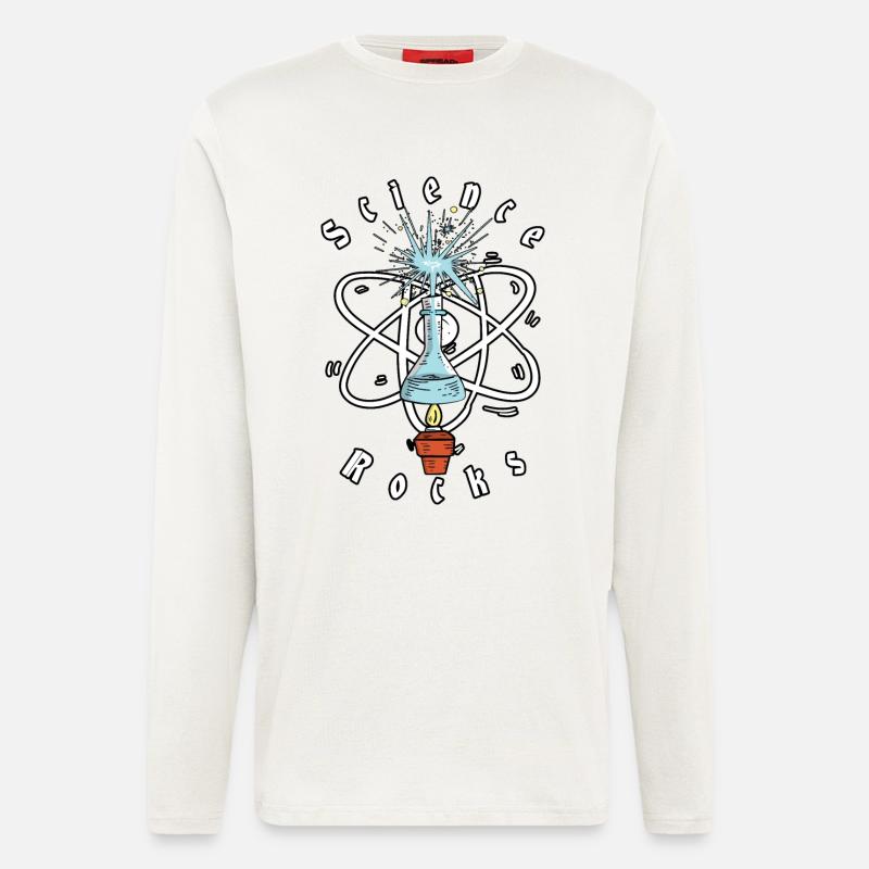 Science Physics rocks - Longsleeve - made by SPREAD - OFF WHITE