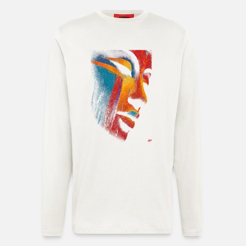 Buddha's Face - Longsleeve - made by SPREAD - OFF WHITE