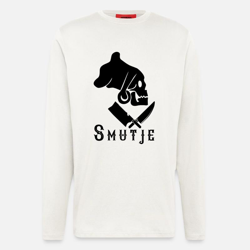 Smutje mit Schritzug - Langarmshirt - made by SPREAD  - OFF WHITE