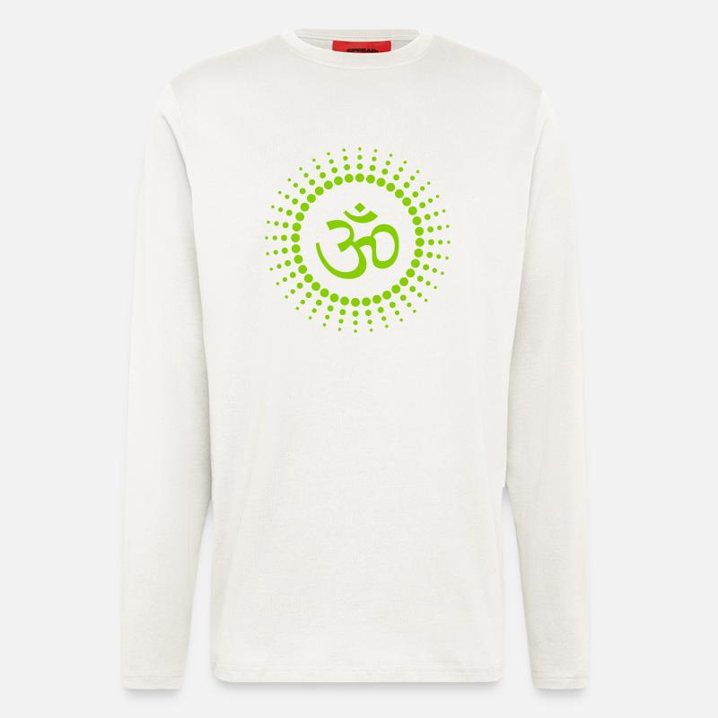 Om Point de Sun - Manches longues bio décontracté fabriqué en UE - OFF WHITE
