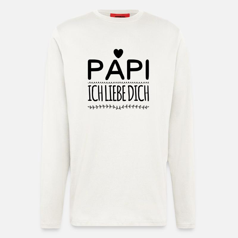 Papi Dad Love - Longsleeve - made by SPREAD  - OFF WHITE