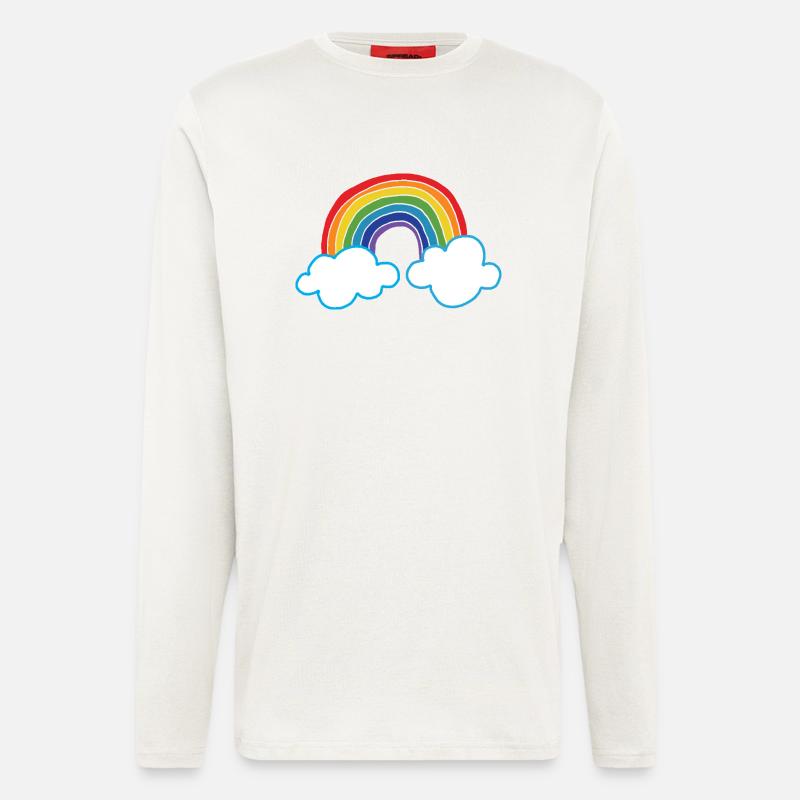 Rainbow, Pride, Unicorns - Langarmshirt - made by SPREAD - OFF WHITE