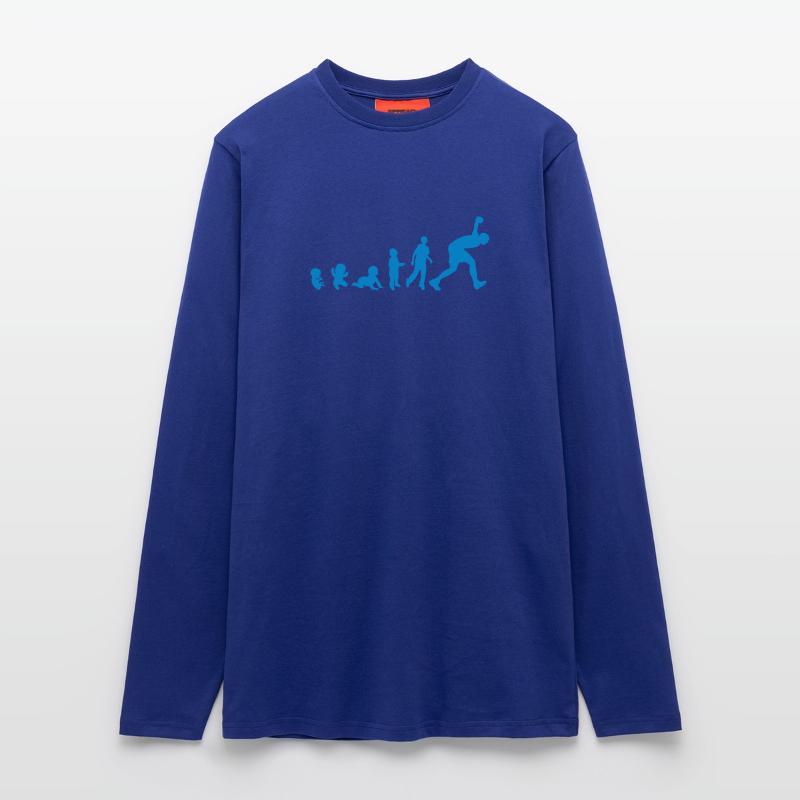 Evolution ball Lyonnaise throwing game player Longsleeve - made by SPREAD 