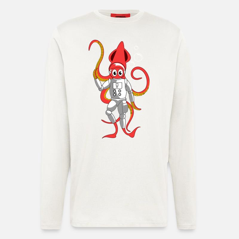 Squid Disguise - Langarmshirt - made by SPREAD  - OFF WHITE