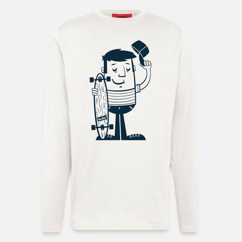 Do not Call It Skateboard - Longsleeve - made by SPREAD  - OFF WHITE