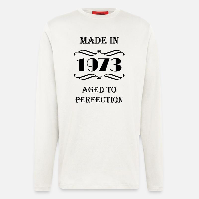Made in 1973 - Langarmshirt - made by SPREAD  - OFF WHITE