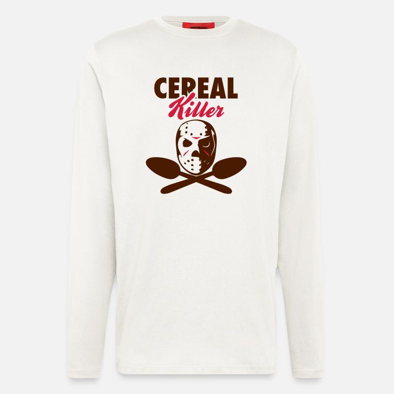 Cereal Killer - Langarmshirt - made by SPREAD  - OFF WHITE