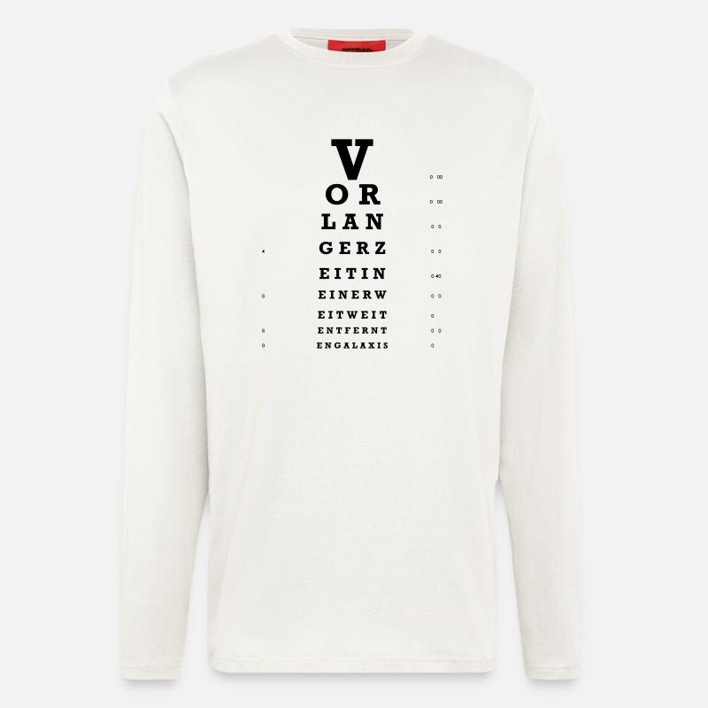 Sehtest - Langarmshirt - made by SPREAD  - OFF WHITE