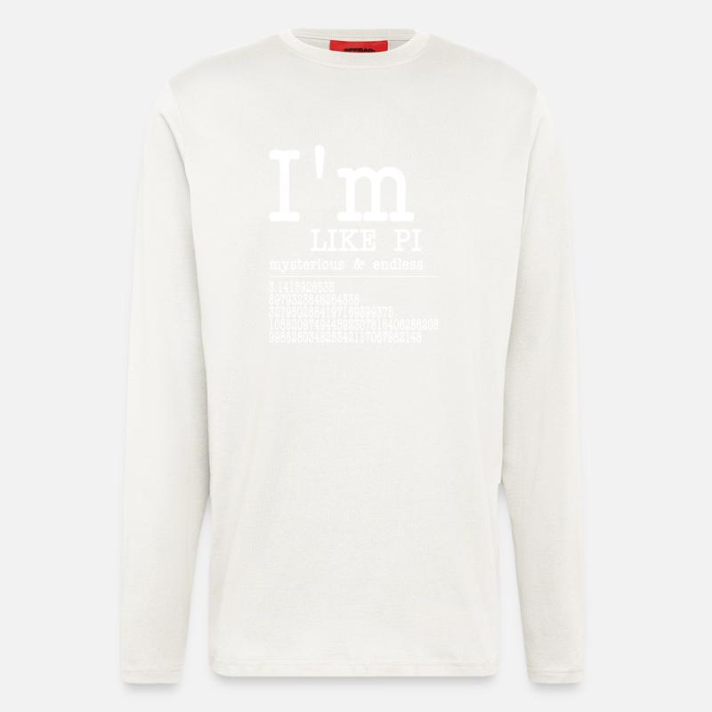 I'm like Pi - NERD - Langarmshirt - made by SPREAD - OFF WHITE