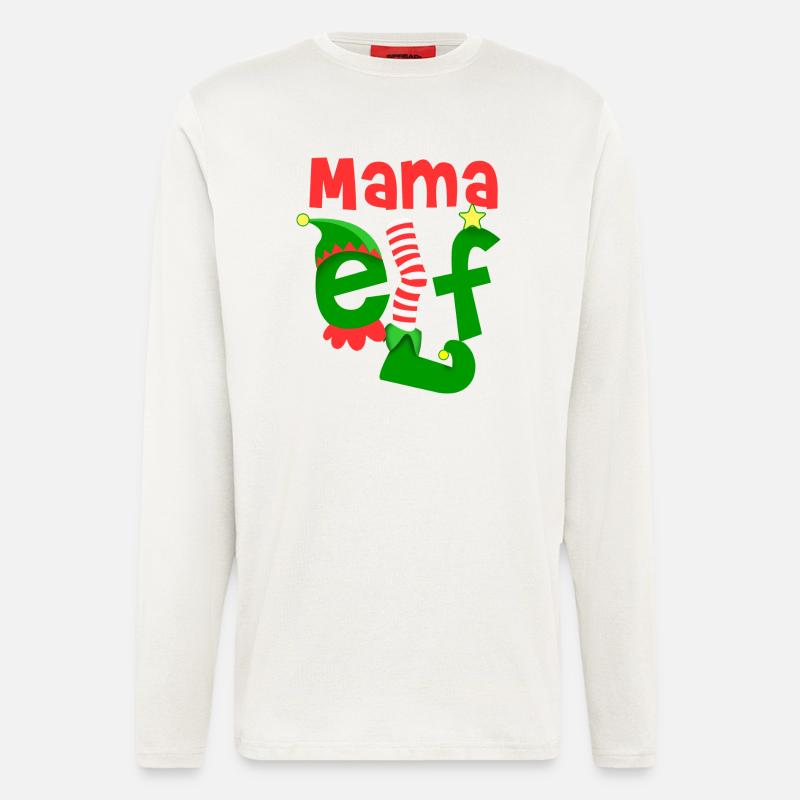 Mama Elf - Langarmshirt - made by SPREAD  - OFF WHITE