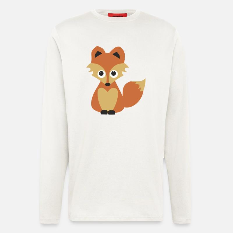 Fuchs - Langarmshirt - made by SPREAD  - OFF WHITE
