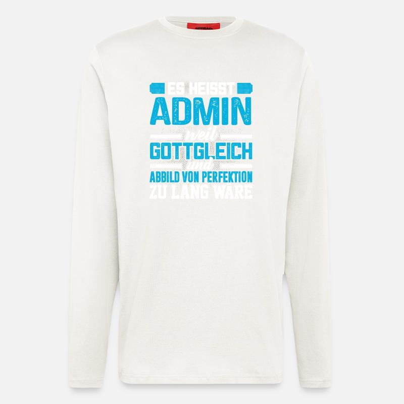 ADMIN - Perfekt - Langarmshirt - made by SPREAD  - OFF WHITE