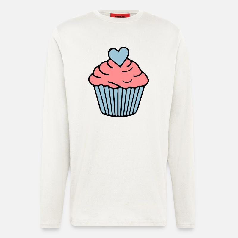 Cupcake heart - Langarmshirt - made by SPREAD  - OFF WHITE