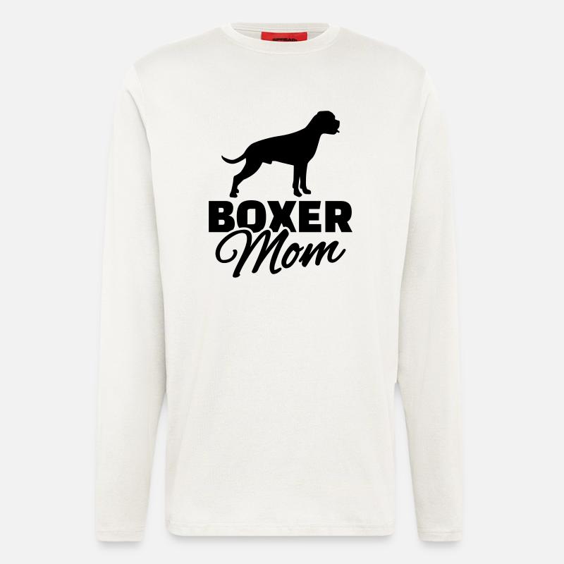 Boxer Mom - Longsleeve - made by SPREAD  - OFF WHITE