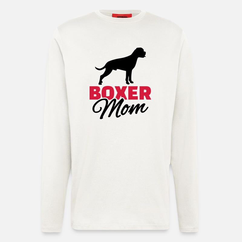 Boxer Mom - Longsleeve - made by SPREAD  - OFF WHITE
