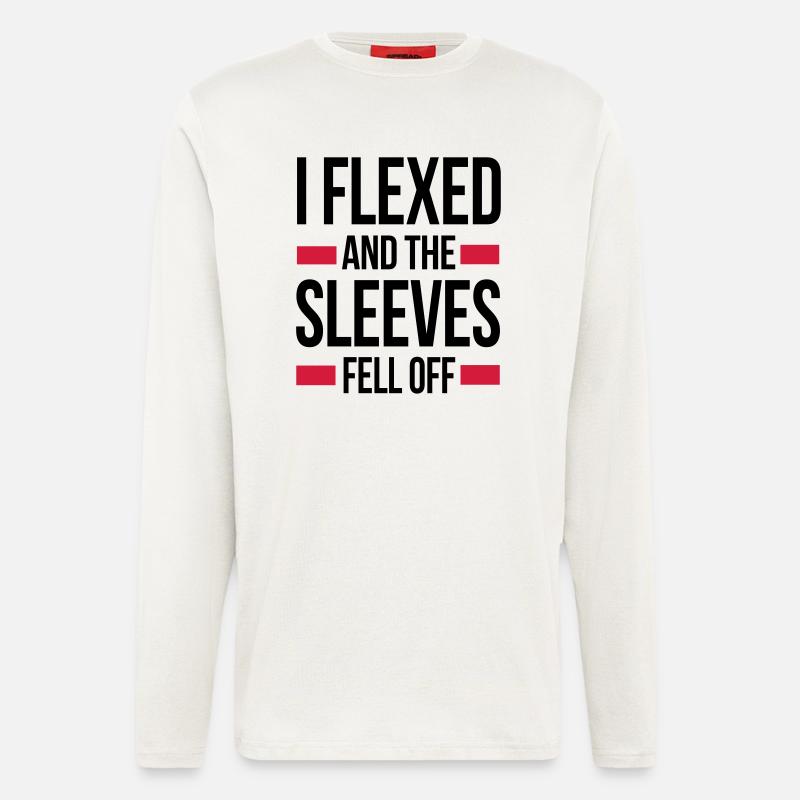 Flex - Manches longues bio décontracté fabriqué en UE - OFF WHITE
