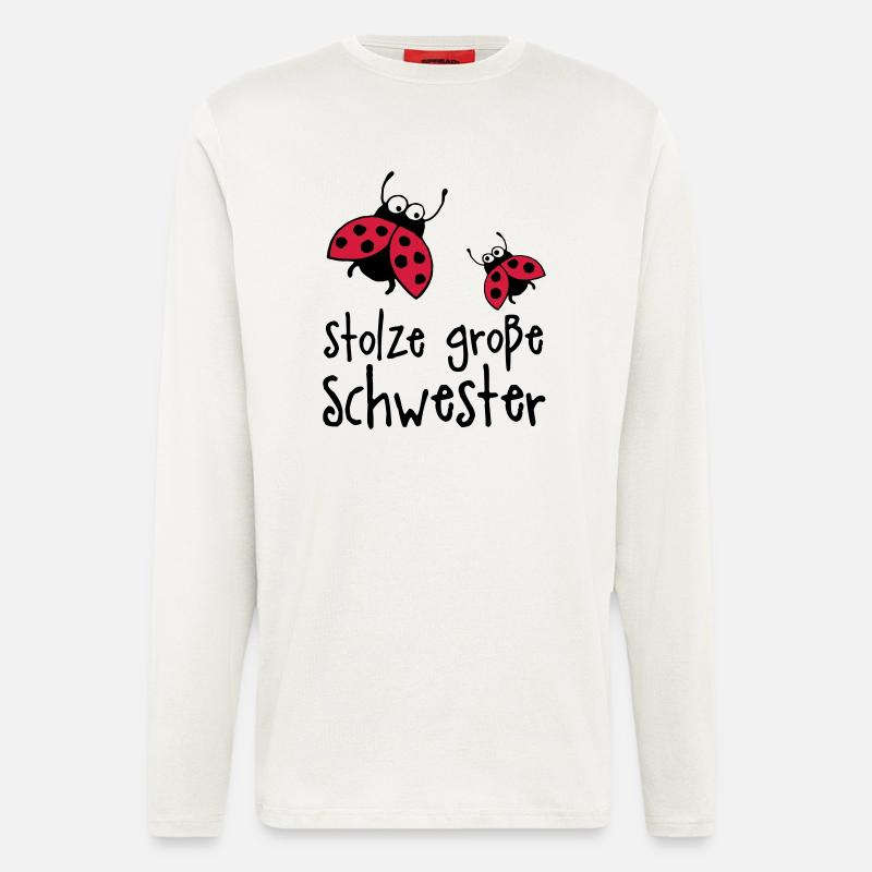 stolze_grosse_schwester_a_2c - Langarmshirt - made by SPREAD  - OFF WHITE