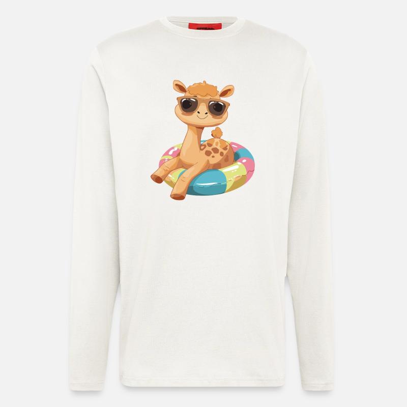 Camel Comic Cool - Longsleeve - made by SPREAD  - OFF WHITE