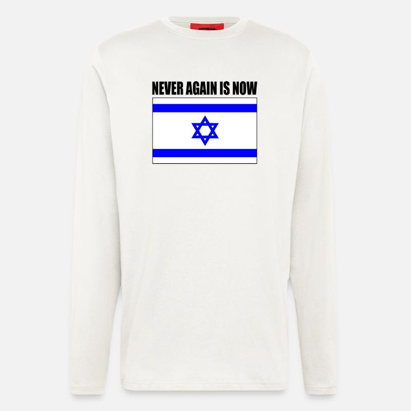 Never again is now - Longsleeve - made by SPREAD  - OFF WHITE